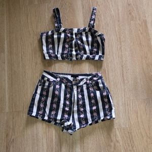 Matching floral set from Forever 21